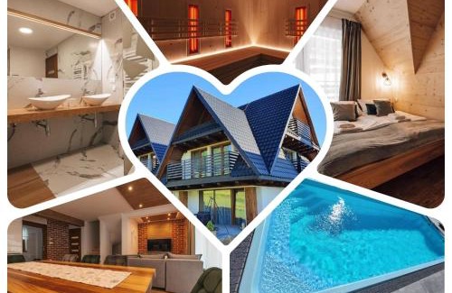 Bukowina Tatrzanska Ski Chalet | Domki Szmaragd z BASENEM - Zniżki na Termy - Sauna - Bilard - Stoki Narciarskie