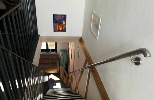 Eggesin Bed & Breakfast | Double room (room 24) extra bed only with crib - Gästehaus EJS e.V.