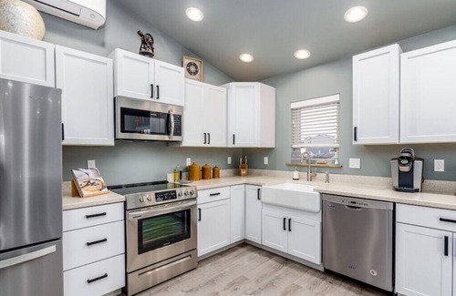 Long Beach House | *Downtown Location*Hot Tub*Fenced Yard for Dogs*