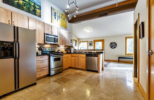 Estes Park Condo | Downtown Luxury Loft Condo on the River Walk in the Heart of Estes