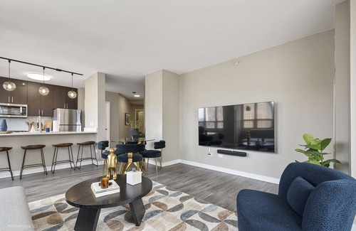 Rush and Division Apartment | Downtown Retreat: 2BR, Balcony, Resort Comfort