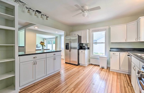 Lake George House | Downtown Retreat w/Grill, Fire Pit & Wet Bar