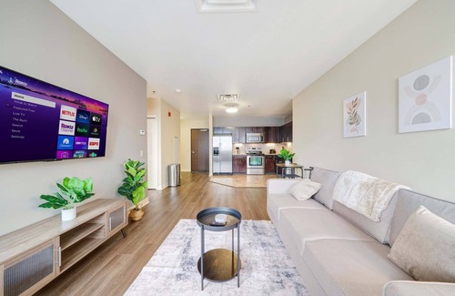 Downtown Pittsburgh Apartment | Downtown Sky High Luxury - 10TH FLOOR - PRIME LOCATION - Valet Gym Terrace Roku