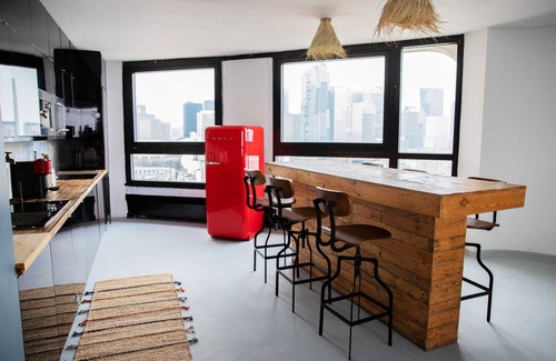 Puteaux Apartment | DREAM VIEW OF PARIS 10min from the center 135m2 with Terrace Edge of the canal