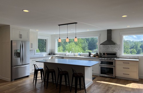 Mills River House | Dreamy 3-BR Gem on 48 Acres w/Mountain Views, Fire Pit Nights & Many Amenities!