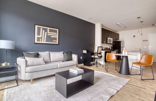 Near Northeast Apartment | Dreamy H Street 1BR w/Rooftop Pool & Gym, walk to Metro, by Blueground