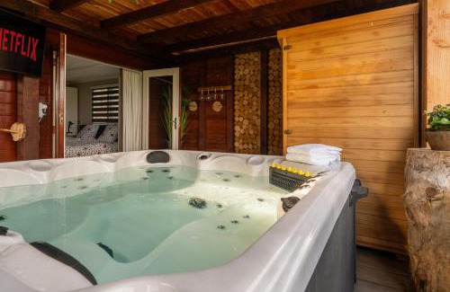 Erm Ski Chalet | Drents Genieten - Lavendelheide met uitzicht op het water