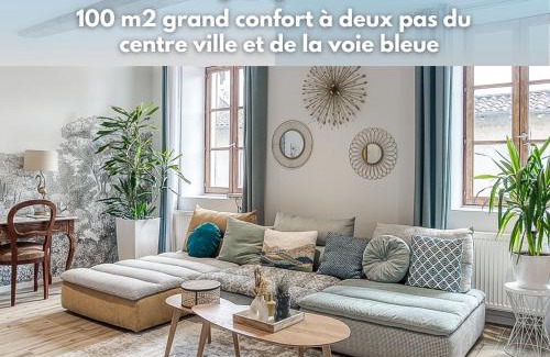 Trevoux Apartment | Duplex de luxe à Trévoux élégance et confort 100m2 chambres climatisées