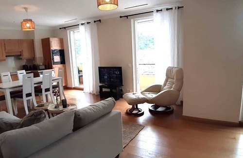 Quartier du Port Apartment | Duplex Penthouse apartment with 2 balconies giving stunning sea/port views.