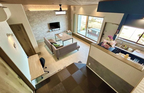 Onomichi Villa | East Villa Shimanami right in front of the sea(petOK,BBQ,Max7,bike,SUP,kayak)