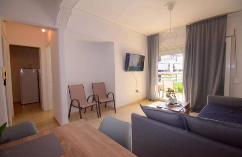Porto Rafti Apartment | Eclectic Apartment with Stunning Seaview