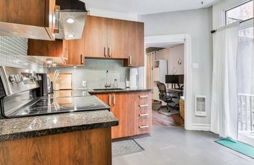 De Lorimier Apartment | Eclectic plateau mont-royal. 2-bedroom condo with garden.
