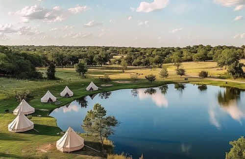 Leon Junction Apartment | [Eclipse Amenities Included]142 Acre Ranch Glamping Tent 6