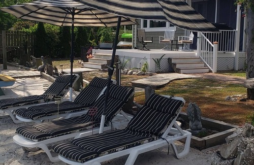 Hertford Apartment | Edgewater "The Landing" Coastal 3 bedroom Duplex. Private beach, Relax and enjoy