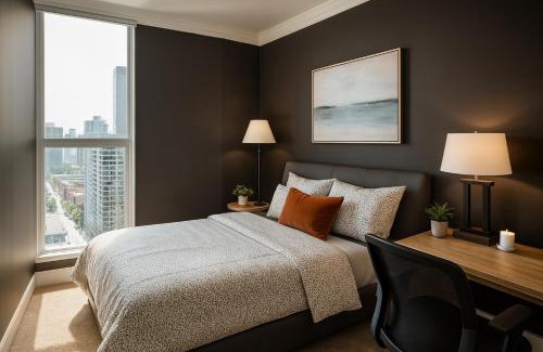 Coal Harbour Apartment | Elegant 2 Bedroom with Sweeping Ocean and Mountain Vistas