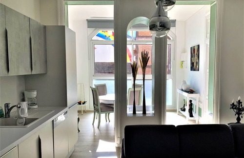Forges-les-Eaux Apartment | Elegant loft + large patio 800 m from lakes, forest, casino, SPA in NORMANDY
