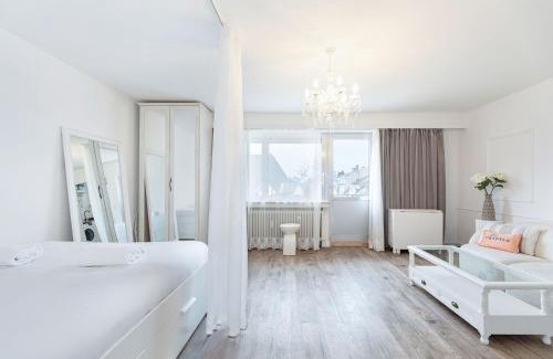 Limpertsberg Apartment | Elegant Studio Getaway with Balcony & Charm