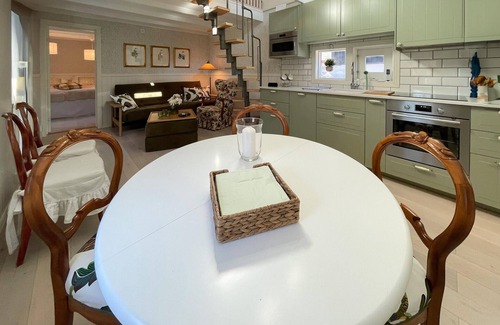 Angelholm House | Enjoy a cozy vacation in this vacation home close to the beach.