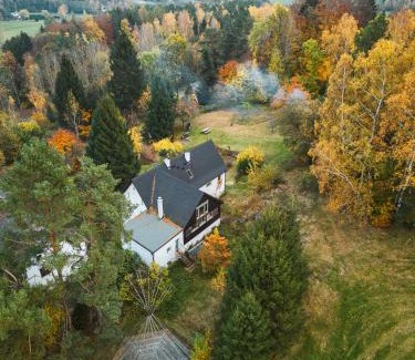 Jablonne v Podjestedi House | ENJOY COZY Tree House Hills Forest Gardens Beautiful Views Sauna Hotbath