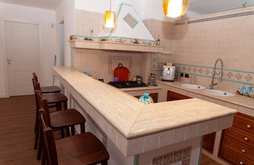 Isola delle Femmine Villa | Entire Apartment in Villa with Pool facing the Beach
