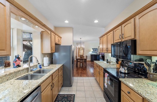 Whittier Condo | Epic Mountain & Golf Views! Huge deck! Washer & Dryer! Full Kitchen! Amenities!