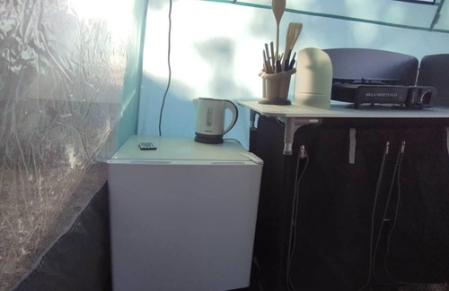 Norbello RV Rental | Equipped Tent Nuraghe Ruiu 5 or 6 Pax