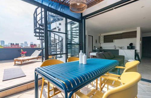 Santa Maria la Ribera Apartment | Espectacular departamento con terraza en CDMX