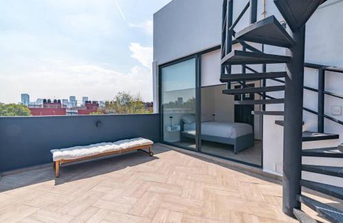 Santa Maria la Ribera Apartment | Espectacular departamento con terraza en CDMX