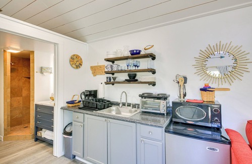 Eureka Apartment | Eureka Vacation Rental: Steps to Creek & Fishing!