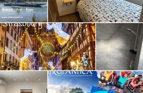Friesenheim House | Europapark à 11km Maison Soleil climatisé
