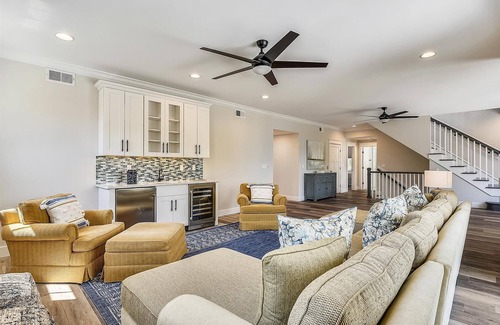 Bethany Beach House | Exceptional beach home located just steps from the beach front in beautiful family friendly Ocean Village, one of North Bethanyâ€™s most sought after private gated communities!