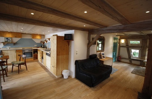 Hafnerhaslach House | Exceptional vacation apartment in a converted barn in the Stromberg Nature Park