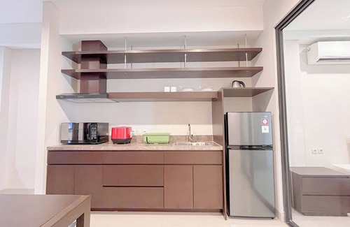 By Pass Ngurah Rai Apartment | Exclusive 2BR Apartment (No Kitchen) with Balcony at Skales Residence Nusa Dua Bali