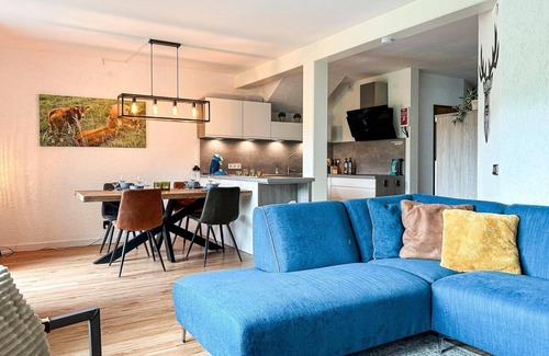 Schwalefeld Apartment | Exclusive apartment with terrace and sauna, close to Willingen and beautiful hiking trails