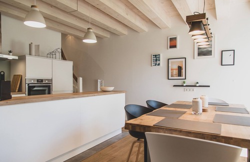 Upleward Apartment | Exclusive maisonette vacation apartment Aafke with sauna and beautiful orchard