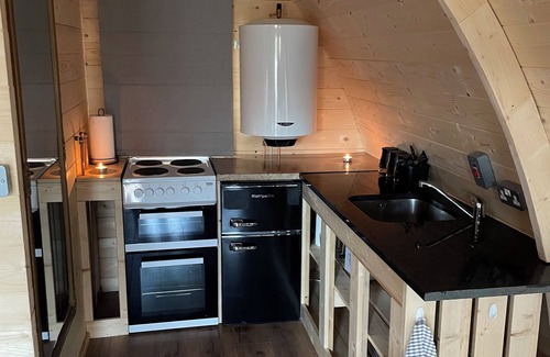 Watch House Village Cabin | Executive Pod and Jacuzzi by the river, in Co.Wexford