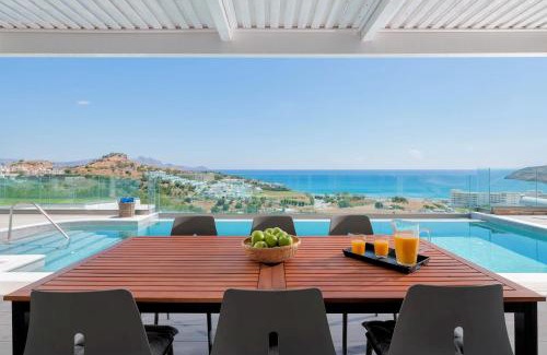 Vlicha Villa | Executive Rhodes Villa Villa Kastro Stunning Sea Views 3 Bedrooms Lindos