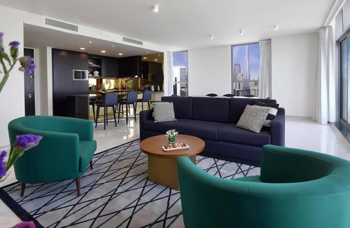 Business Bay Apartment | Executive Three Bedroom Apartment with Burj Khalifa View