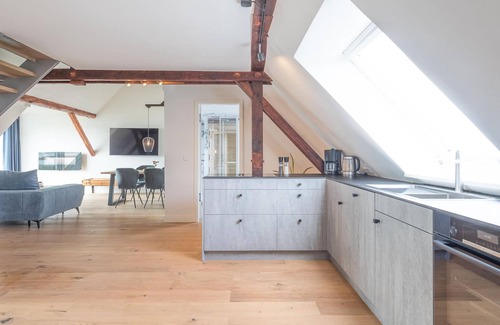 Hattstedtermarsch Apartment | Exklusive Wohnung auf dem Deich an der Nordsee