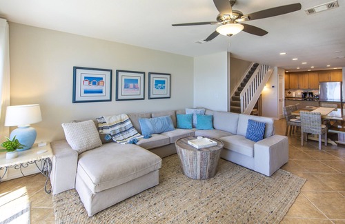 Seacrest Condo | Expansive view of gulf from 2 balconies on private beach - steps from the sand!