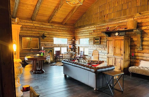 Canby Cabin | Experience Rustic Living in a Real Log Cabin 75 Acres of Natural Beauty