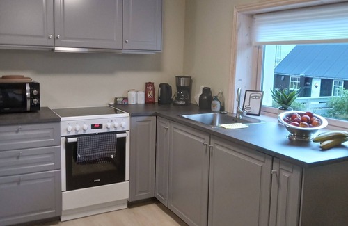 Faroe Islands Apartment | Experience unique Faroe Islands holiday home by sea and fully equipped kitchen