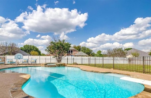 Burleson House | Exquisite 4-Bedroom Brick Home with Pool in Highly Desirable Burleson ISD