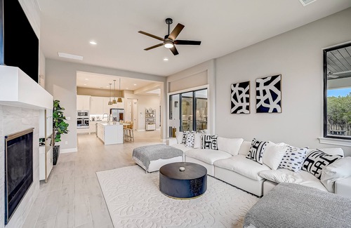 Leander House | Exquisite dog-friendly home with balcony, enclosed yard, central AC, & W/D