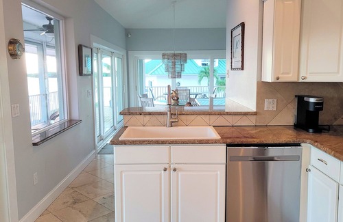 Marathon House | Fabulous views of the Gulf with pool and dock!