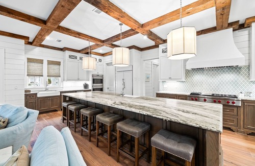 WaterSound Beach House | Fall Stays Available! Convenient Location! Private Pool! Outdoor Oasis! 7 Adult Bikes!