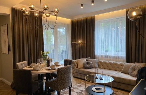 Cedzyna Apartment | Family & Business Sauna Apartments No 7 Leśny nad Zalewem Cedzyna Unikat - 3 Bedroom with Private Sauna, Bath with Hydromassage, Terrace, Garage, Catering Options