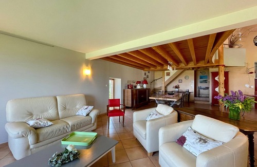 Roche-en-Regnier Cottage | Family cottage with terrace, enclosed garden and baby equipment in Roche-en-Régnier