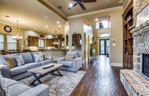 Frisco Villa | Family Resort with Pool, Spa, Theater, Game Room on Golf Course!