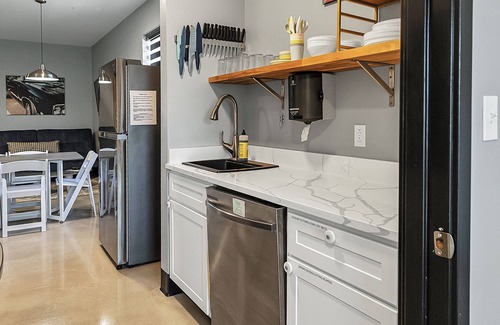 Pacific Hotel | Family suite with full kitchen and laundry on the second floor of The Landing Hub Boutique Hotel